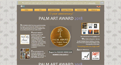 Desktop Screenshot of palm-art-award.com