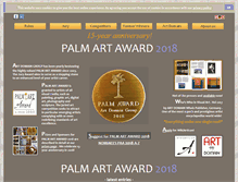 Tablet Screenshot of palm-art-award.com